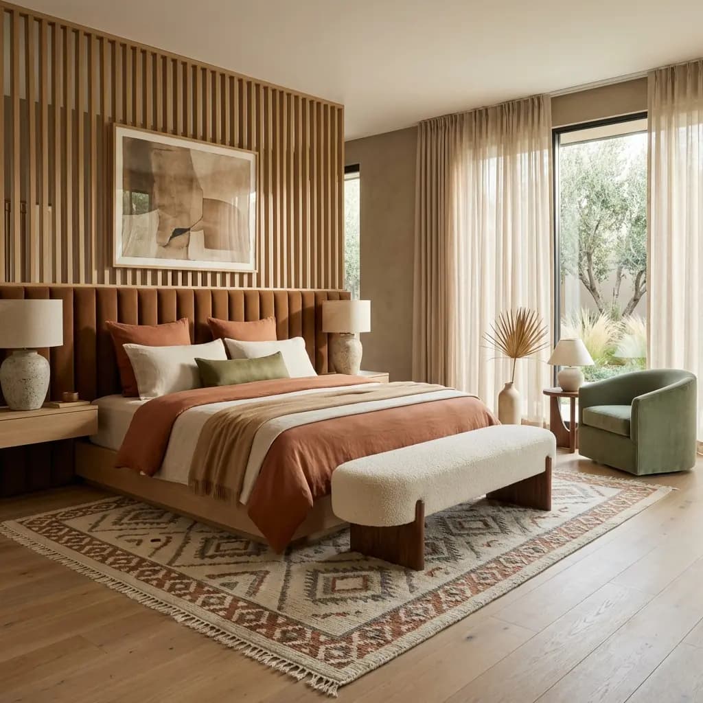 Textural residential styling detail